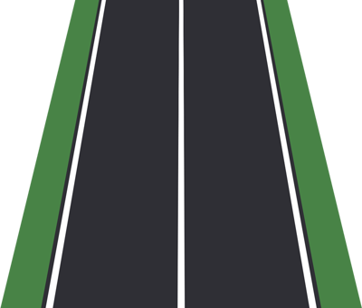 Fahrbahnbegrenzung und Fahrstreifenbegrenzung